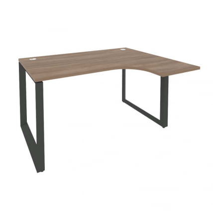 Стол эргономичный правый на О-образном м/к ОНИКС О.МО-СА-3Р Дуб Аризона/Антрацит / ONIX O.MO-SA-3R_0