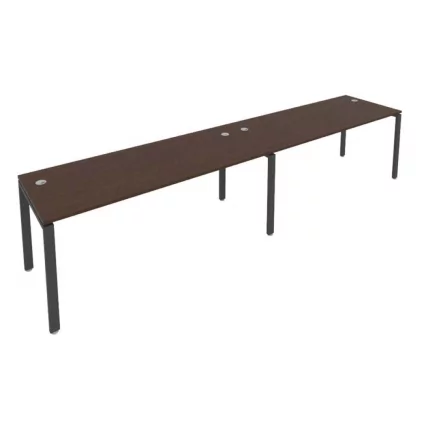 Рабочая станция на 2 раб.места Метал Сйстем Б.СМ-2.5 Венге/Антрацит / Metal System_0