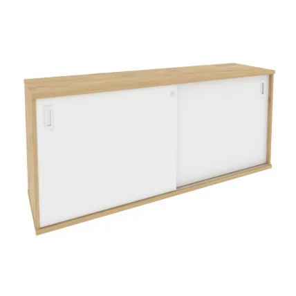 Шкаф-купе приставной / опорный ОНИКС О.СХКО-3.8 Тиквуд Светлый/Белый / ONIX O.SHKO-3.8_0