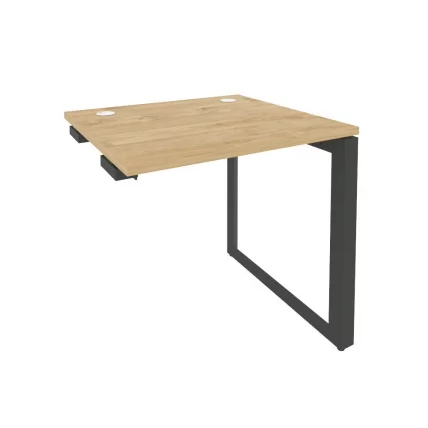 Стол-приставка на О-образном м/к к опорным элементам ОНИКС О.МО-СПР-0.7 Тиквуд Светлый/Антрацит / ONIX O.MO-SPR-0.7_0