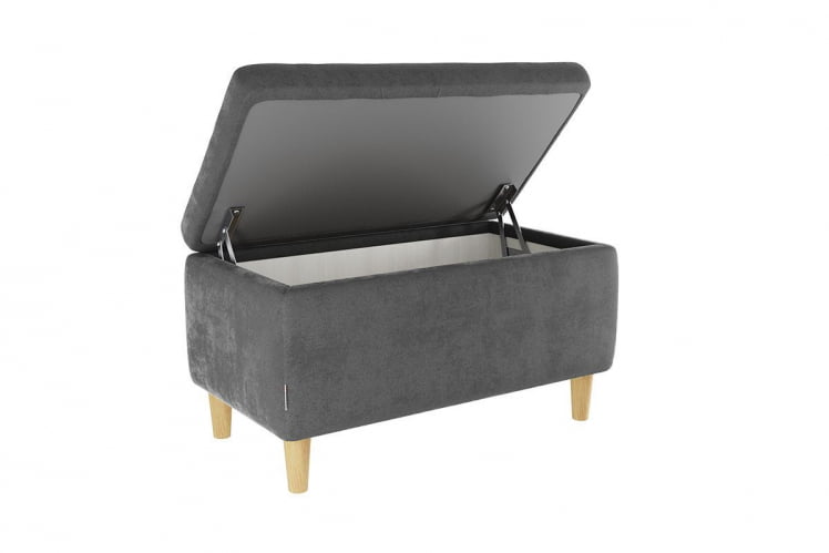 Пуф Чарли 2 ПМ-004.2 графит (велюр) / PM-004.2_1