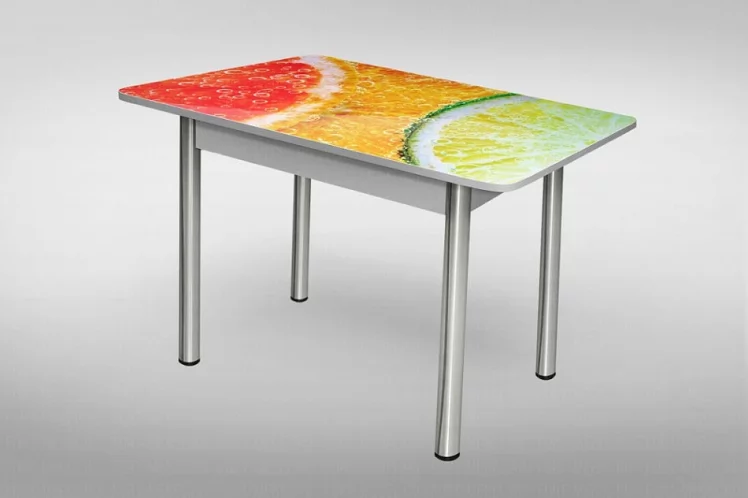 Стол обеденный Прямоугольный 1200х700 фп КИВИ 2 ЛДСП серый_0