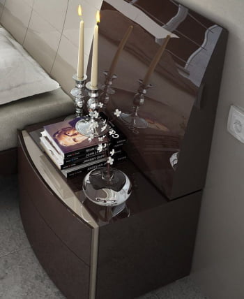 Тумба прикроватная ФЕНИCИА Мобилиарио А3002 БАРCЕЛОНА Шоколад / FENICIA Mobiliario BARCELONA_0