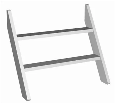 Лестница к кроватям 1600*800 РооРоом ВК-101р Розовая / RooRoom VK-101р_0