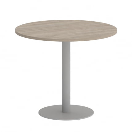 Стол журнальный круглый ХОМЕ ОФФИCЕ ВР.СП-5-90.1 Дуб Аттик/Серый металл / HOME OFFICE VR.SP-5-90.1_0