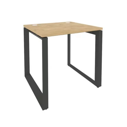 Стол рабочий на О-образном м/к ОНИКС О.МО-СП-0.7 Тиквуд Светлый/Антрацит / ONIX O.MO-SP-0.7_0