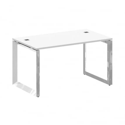 Стол рабочий руководителя на О-образном м/к ОНИКС ДИРЕCТ ЛУКС М-О.МО-СРР-3.8 Белый бриллиант / ONIX DIRECT LUX M-O.MO-SRR-3.8_0