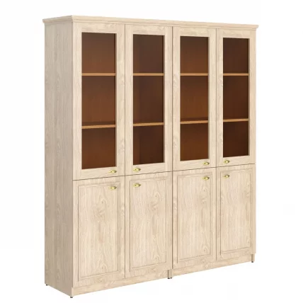 Шкаф высокий 2-х секционный комбинированный РХC 180.2 Дуб Девон / RHC_0