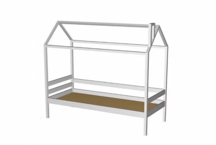 Кровать-домик РооРоом кд-11С Серая / RooRoom_0