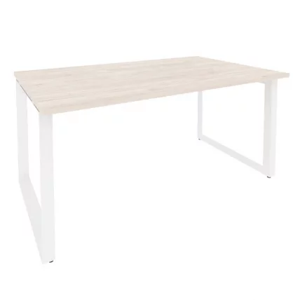 Стол переговорный (1 столешница) ОНИКС О.МО-ПРГ-1.4 Денвер Светлый/Белый / ONIX O.MO-PRG-1.4_0
