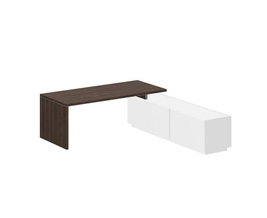 Стол на тумбу Оливер ОЛ-20-01.ДТ Дуб табак / Oliver OL-20-01.DT_0