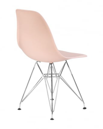 Стул обеденный ДОБРИН ДСР (ножки хром, цвет светло-розовый (ПК-02)) 4 шт / DOBRIN DSR (PK-02))_3