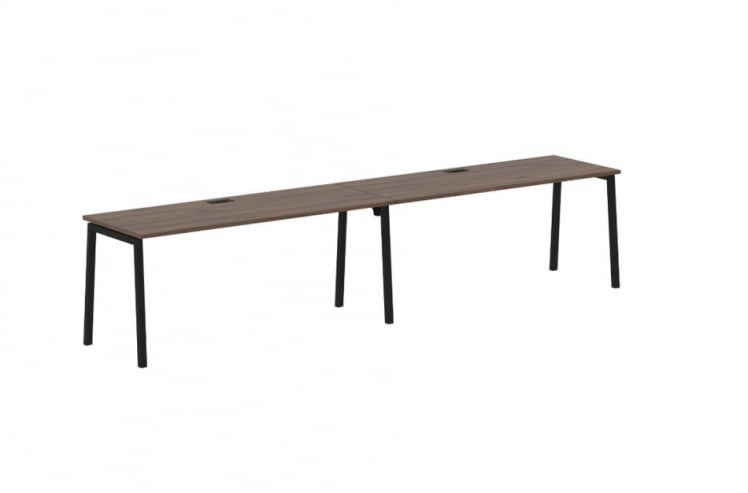 Бенч-система ЕДИС ЕЛВСТ 3567 Дуб Денвер темный Черный / EDIS ELWST_0