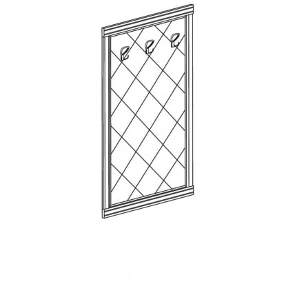 Панель-вешалка Флоренция 649 Дуб Оксфорд_1