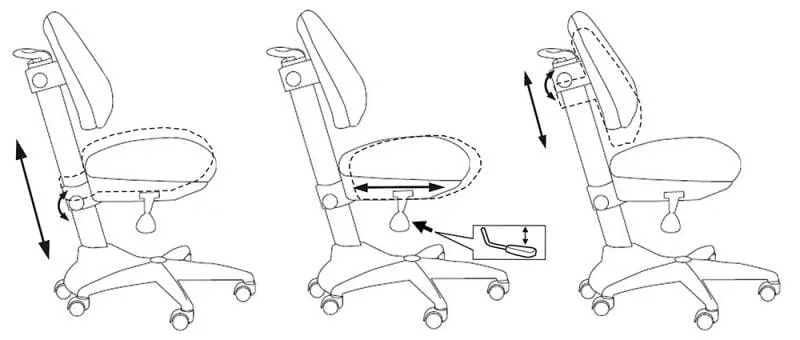Кресло детское Бюрократ КД-2 ПК/ХЕАРТС-ПК Розовый сердца / KD-2 PK/HEARTS-PK_7