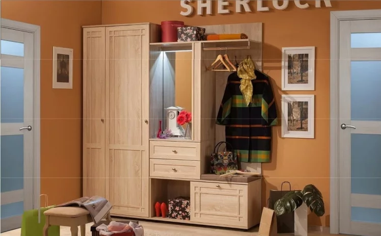 Шкаф МЦН Шерлоcк 70 Дуб Сонома / Sherlock_3