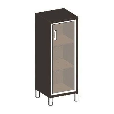 Стеллаж стекло тонированное В421.8 Л Венге магия / L_0