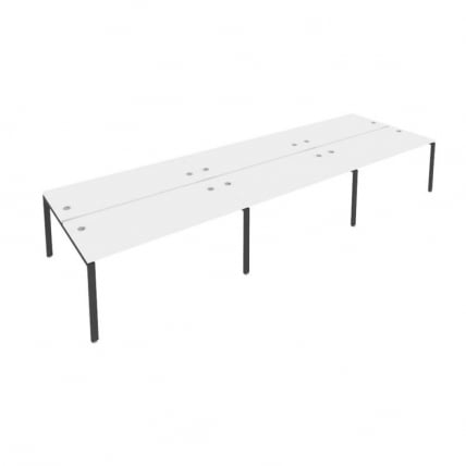 Рабочая станция на 6 раб.места Метал Сйстем Б.СМ-6.4 Белый/Антрацит / Metal System_0