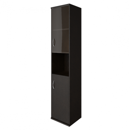 Шкаф высокий узкий правый Рива А.СУ-1.4 Пр Венге Цаво / Riva_0