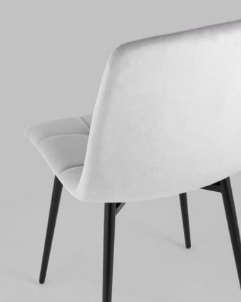 Стул Одди велюр Светло-серый_6