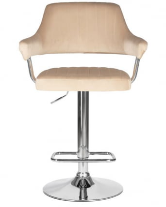 Стул барный ДОБРИН CХАРЛЙ (бежевый велюр (МДЖ9-10)) 2 шт / DOBRIN CHARLY (MJ9-10))_6