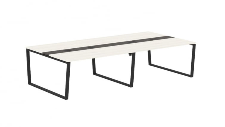 Стол переговорный ЕДИС ЕВCТ 3116 Ясень Траун Мокко Черный / EDIS EVCT_0