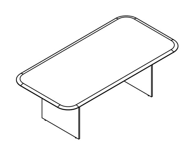 Конференц-стол ВОCТ 220 Дуб сонома / WOCT_1