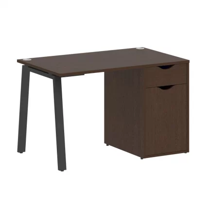 Стол письменный ХОМЕ ОФФИCЕ ВР.СП-3-118.1.А Венге Цаво/Антрацит металл / HOME OFFICE VR.SP-3-118.1.A_0