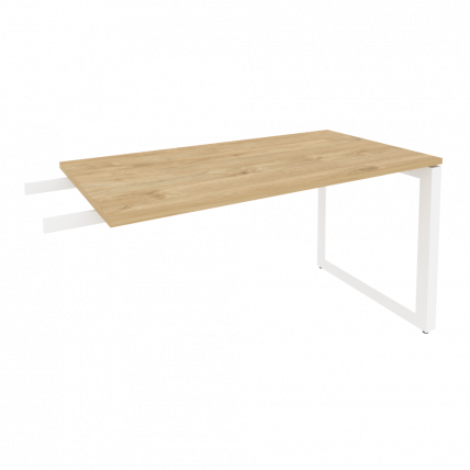 Брифинг-приставка на О-образном м/к ОНИКС О.МО-БР-13 Тиквуд Светлый/Белый / ONIX O.MO-BR-13_0