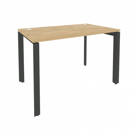 Стол рабочий на П-образном м/к ОНИКС О.МП-СП-2.7 Тиквуд Светлый/Антрацит / ONIX O.MP-SP-2.7_0