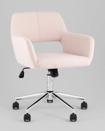 Стул офисный РОСС рогожка светло-розовый / ROSS_0