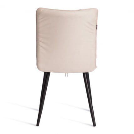 Стул обеденный Бари (2 шт. в упаковке) ЛТ, велюр, бежевый/черный, 7, 41х55х89 см / Bari LT,_4
