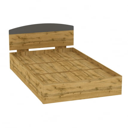 Кровать Алиса(Л14)1247х798х2063(ДВ-Графит) / Алиса(L14)1247х798х2063(ДВ-Графит)_0