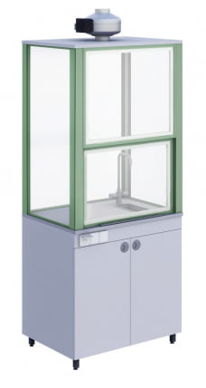 Шкаф вытяжной демонстрационный Оливковый/Серый_0