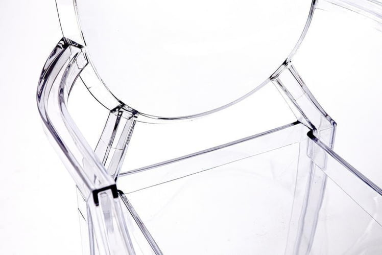 Кресло МЕДЭЛИОН (мод. 922) пластик, 56,5*53,2*92,5см, бесцветный / MEDALION (mod._7