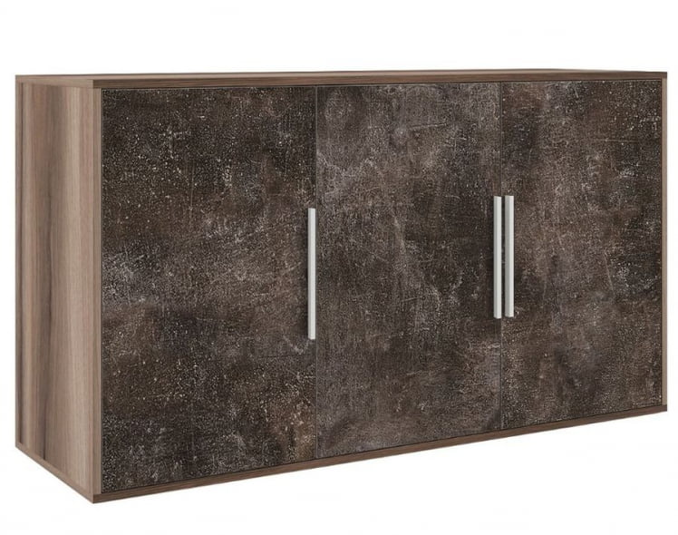 Креденция 3 двери Б-ТОНЕ БТН36140342 Вяз Бетон темный / B-TONE BTN36140342_0