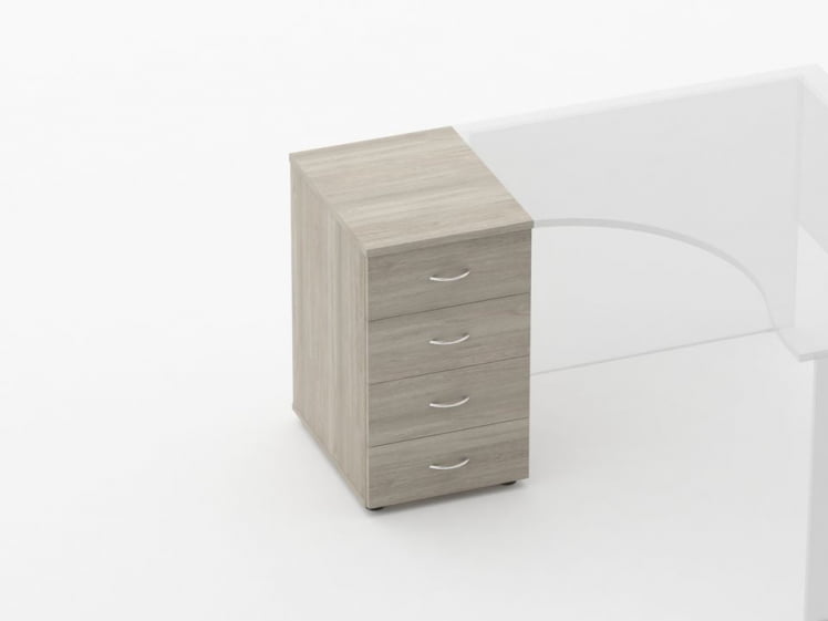 Тумба приставная Твин 14.12.12 Дуб Сантана светлый / Twin_1