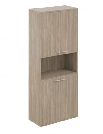 Шкаф высокий с нишей Сигма СГ.861.ОД.ОД.ОД Дуб темный / Sigma SG.861.OD.OD.OD_0