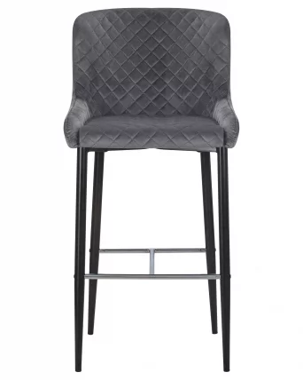Стул барный ДОБРИН CХРИСТИАН 75 Темно-серый велюр В108-91 / DOBRIN CHRISTIAN V108-91_5