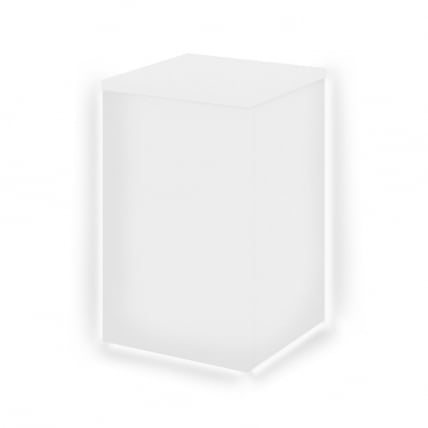 Накладка угловая высокая внешняя  с подсветкой левая для О.Р-Ф.МУ.ВНЕ(Л) ОНИКС О.Р-НУ.В.ВНЕ.С(Л) Белый Бриллиант / О.R-F.MU.VNE(L) ONIX О.R-NU.V.VNE.S(L)_0