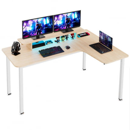 Стол письменный (для компьютера) угловой ЕУРЕКА ЕУРЕКА Л60Р-МВ, Мапле / EUREKA EUREKA L60R-MW, Maple_0