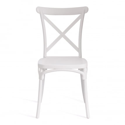 Стул CРОСС (мод. ПЛ24) пластик, 48 х 58 х 89 см, Вхите (белый) 11954 / CROSS (mod. PL24) White_4