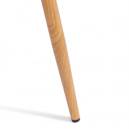 Стул БРЕЕЗЕ (мод. 4724) вельвет/металл, 44 х 53 х 87 см, Лигхт грей (светло-серый) ХЛР14 / натуральный / BREEZE (mod. Light grey HLR14_7