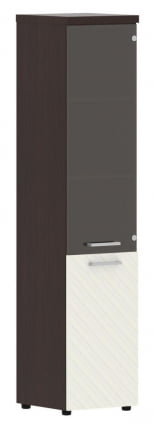 Шкаф колонка комбинированная с топом (правый) Торр ЛУКС ТЛХC 42.2 Р Венге Магия Латте / Torr LUX TLHC R_0