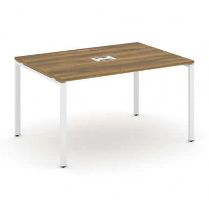 Стол переговорный (1 столешница) CОНCЕПТ CН.ПРГ-013 Сандал Янтарный Белый / CONCEPT CN.PRG-013_0