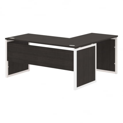 Стол письменный угловой левый КСТЕН-КП КСКПCТ 1615 Л Дуб Юкон Белый / XTEN-QP XQPCT L_0