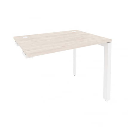 Стол-приставка на П-образном м/к к опорным элементам ОНИКС О.МП-СПР-1.7 Денвер Светлый/Белый / ONIX O.MP-SPR-1.7_0