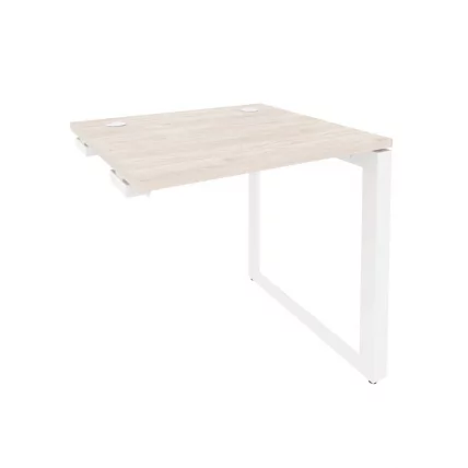 Стол-приставка на О-образном м/к к опорным элементам ОНИКС О.МО-СПР-0.7 Денвер Светлый/Белый / ONIX O.MO-SPR-0.7_0
