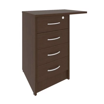 Тумба приставная с фолдингом Рива А.ТП-4.3Ф-С Венге Цаво / Riva А.ТП-4.3F-S_0