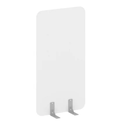 Перегородки на металлических опорах на фетровых подпятниках Р-лине ДП.Ф-80-150 Белый Бриллиант / R-line DP.F-80-150_0